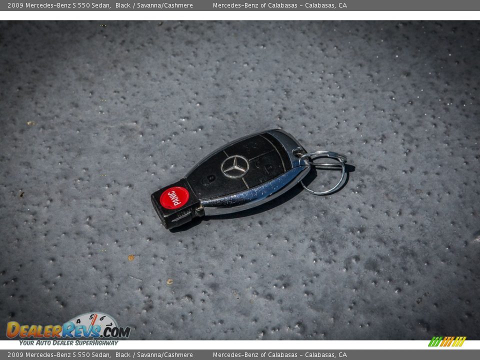 2009 Mercedes-Benz S 550 Sedan Black / Savanna/Cashmere Photo #11