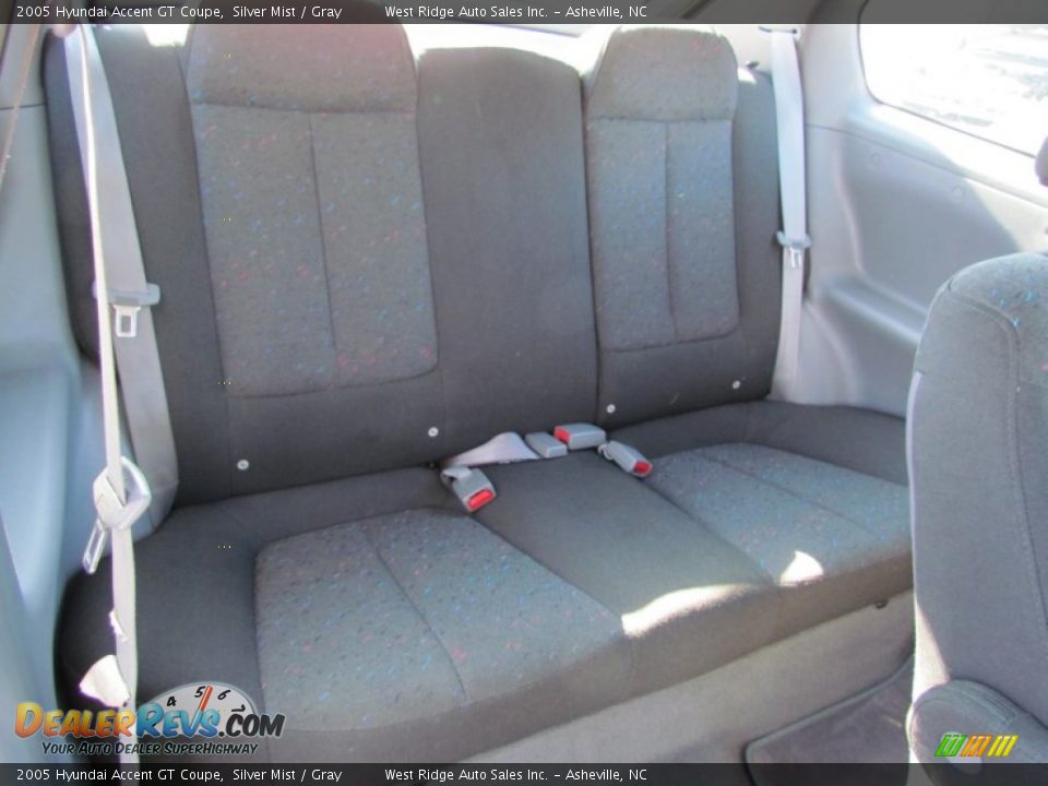 Rear Seat of 2005 Hyundai Accent GT Coupe Photo #15
