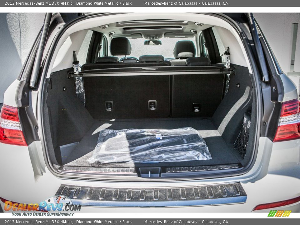 2013 Mercedes-Benz ML 350 4Matic Diamond White Metallic / Black Photo #4
