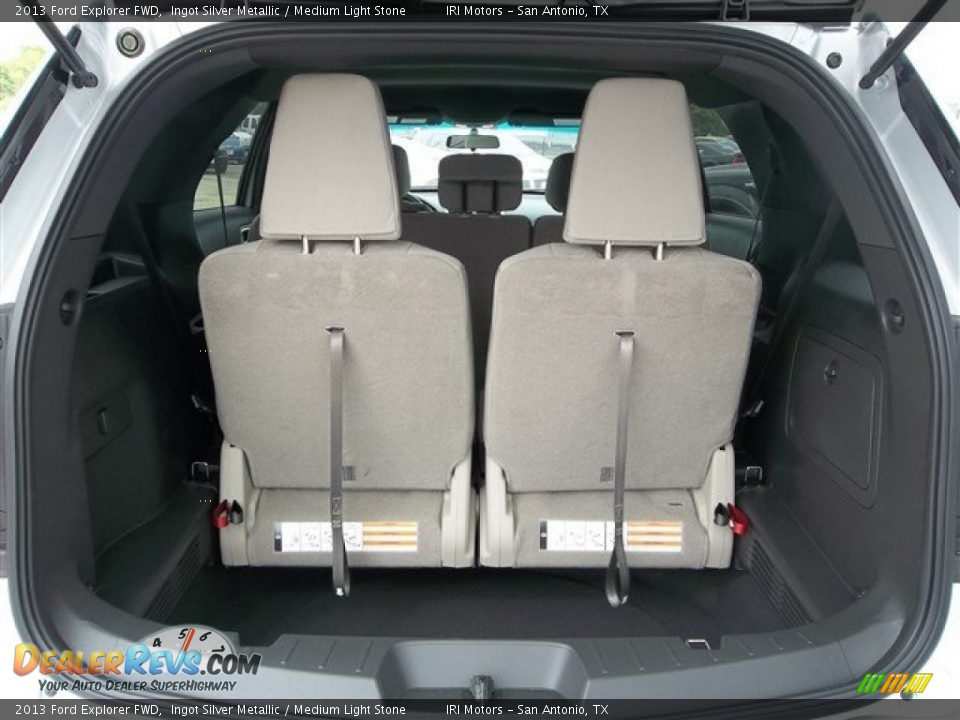 2013 Ford Explorer FWD Ingot Silver Metallic / Medium Light Stone Photo #6