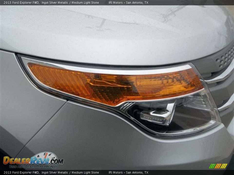 2013 Ford Explorer FWD Ingot Silver Metallic / Medium Light Stone Photo #9