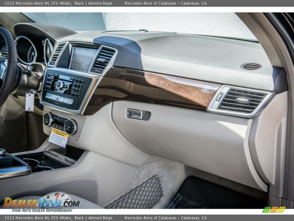 2013 Mercedes-Benz ML 350 4Matic Black / Almond Beige Photo #8