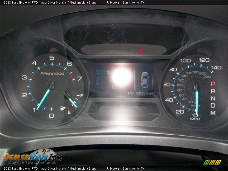 2013 Ford Explorer FWD Ingot Silver Metallic / Medium Light Stone Photo #19