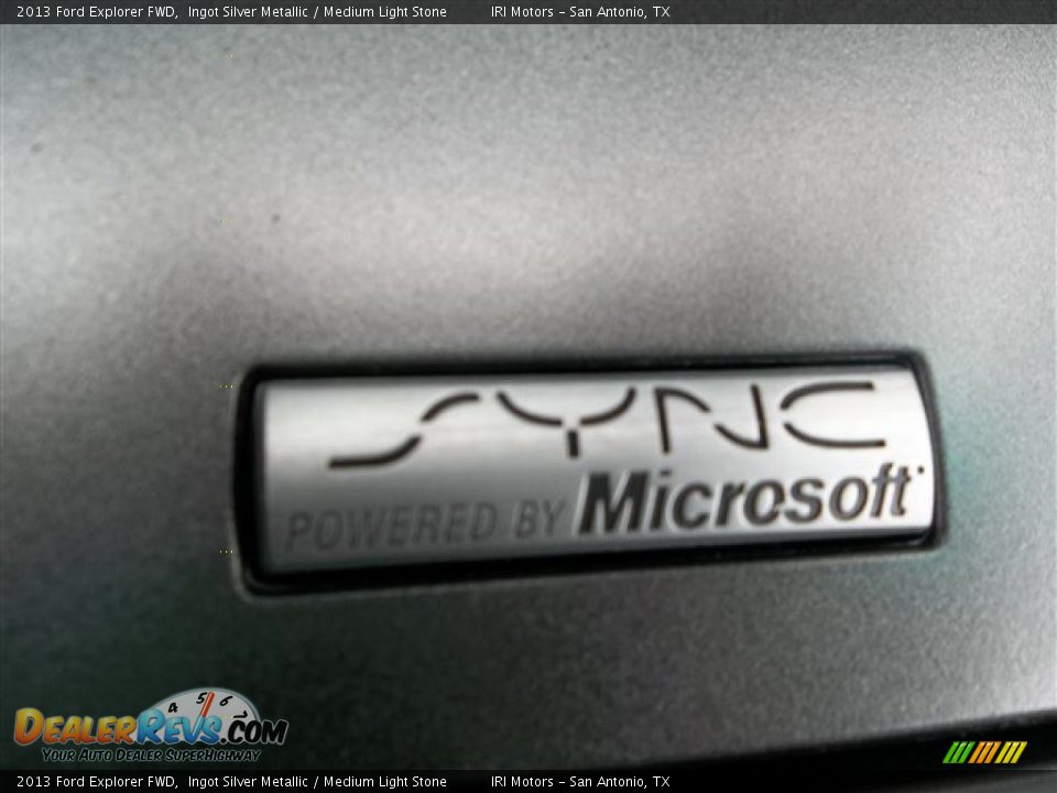2013 Ford Explorer FWD Ingot Silver Metallic / Medium Light Stone Photo #21