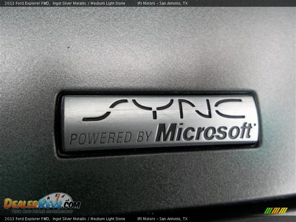 2013 Ford Explorer FWD Ingot Silver Metallic / Medium Light Stone Photo #22