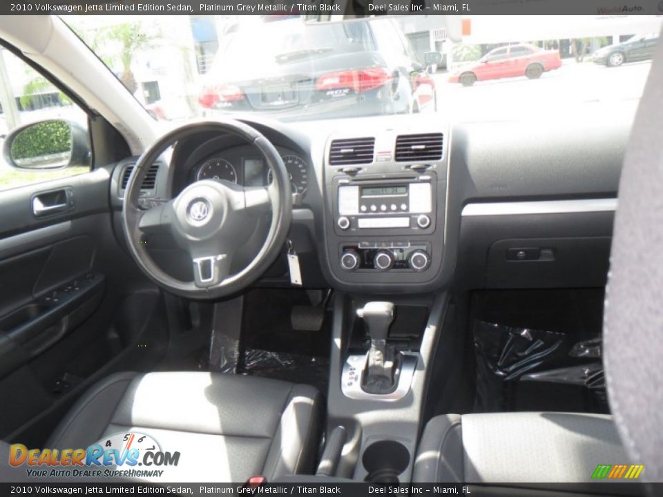 2010 Volkswagen Jetta Limited Edition Sedan Platinum Grey Metallic / Titan Black Photo #12
