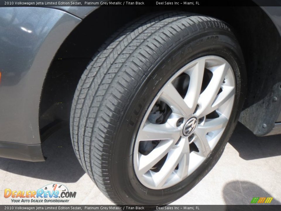 2010 Volkswagen Jetta Limited Edition Sedan Platinum Grey Metallic / Titan Black Photo #13