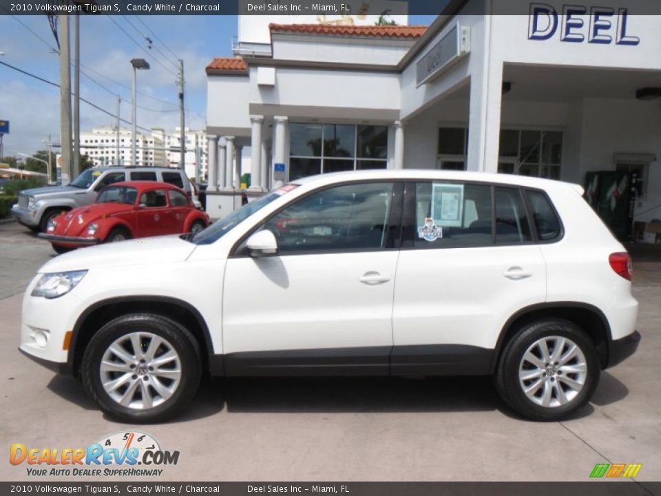 2010 Volkswagen Tiguan S Candy White / Charcoal Photo #2