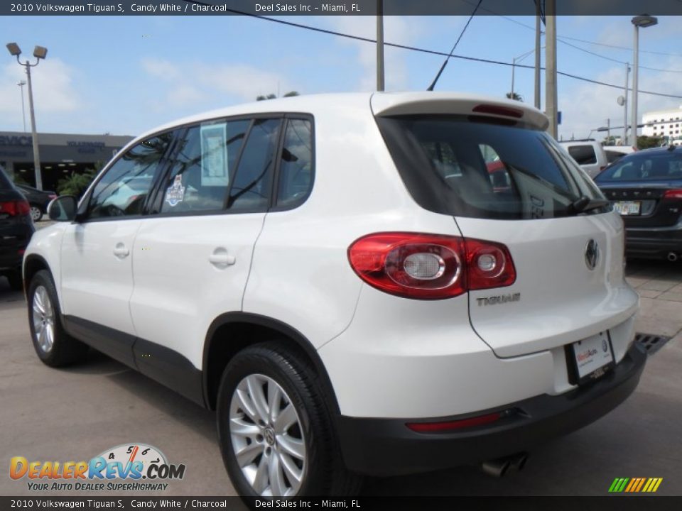 2010 Volkswagen Tiguan S Candy White / Charcoal Photo #3