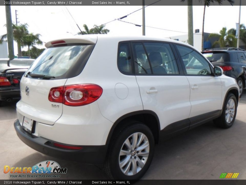 2010 Volkswagen Tiguan S Candy White / Charcoal Photo #5
