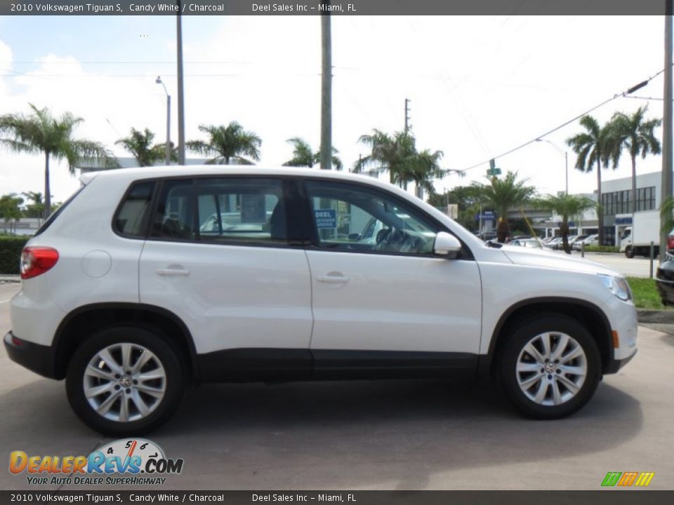 2010 Volkswagen Tiguan S Candy White / Charcoal Photo #6
