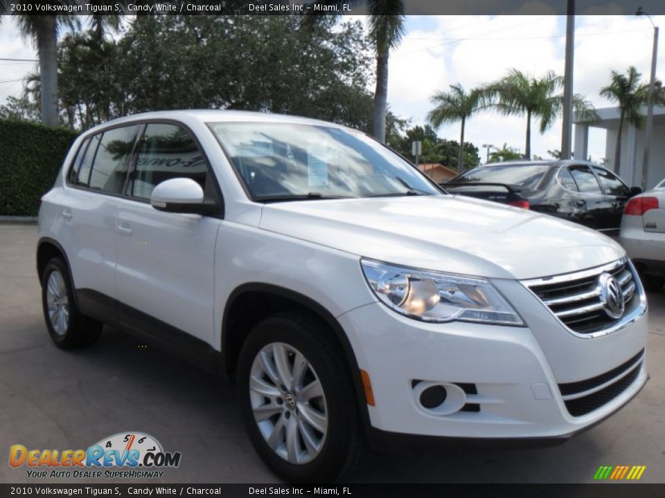 2010 Volkswagen Tiguan S Candy White / Charcoal Photo #7