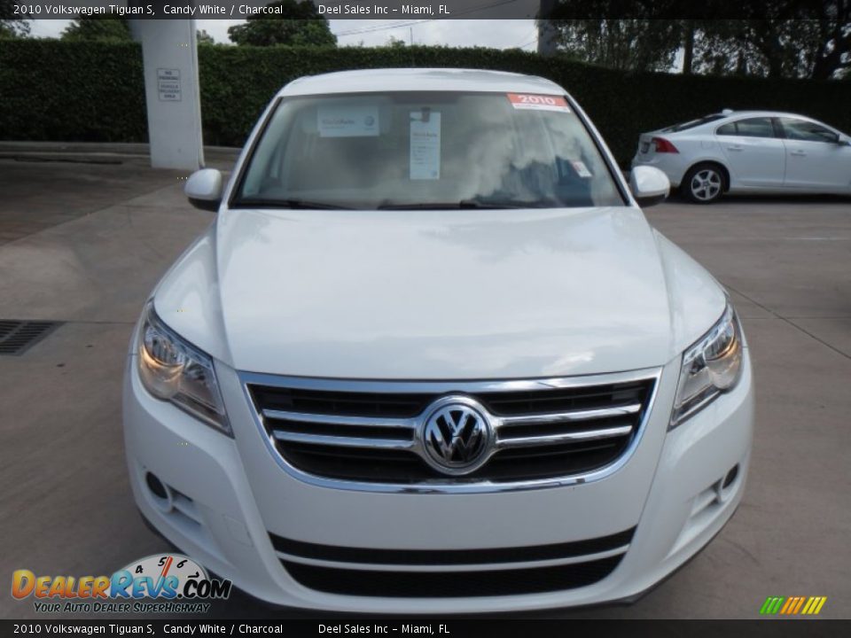 2010 Volkswagen Tiguan S Candy White / Charcoal Photo #8