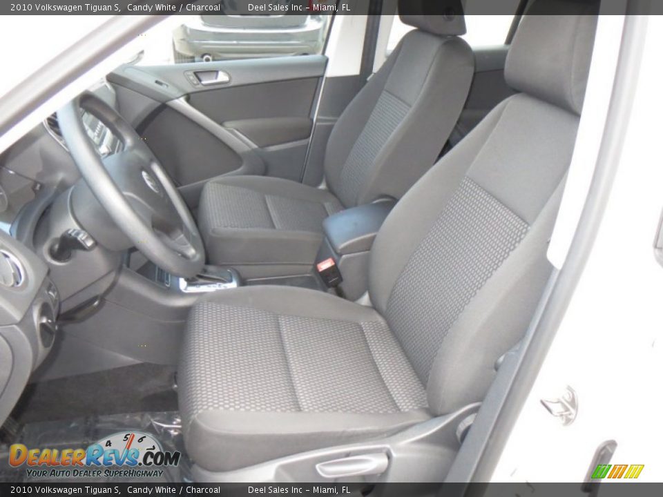 Charcoal Interior - 2010 Volkswagen Tiguan S Photo #9