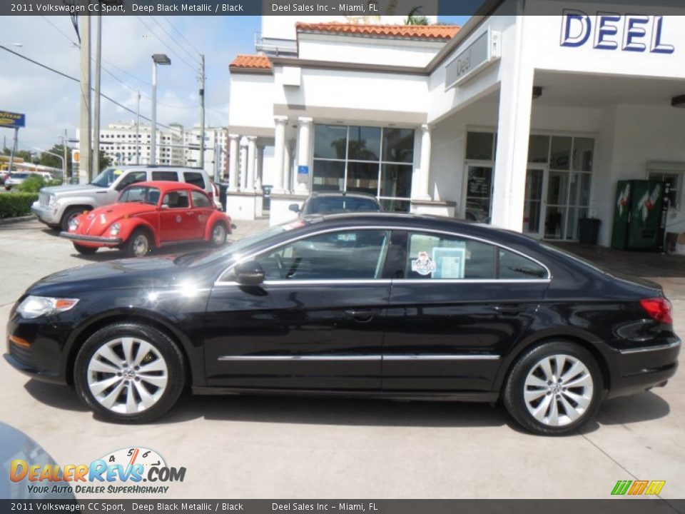 2011 Volkswagen CC Sport Deep Black Metallic / Black Photo #2