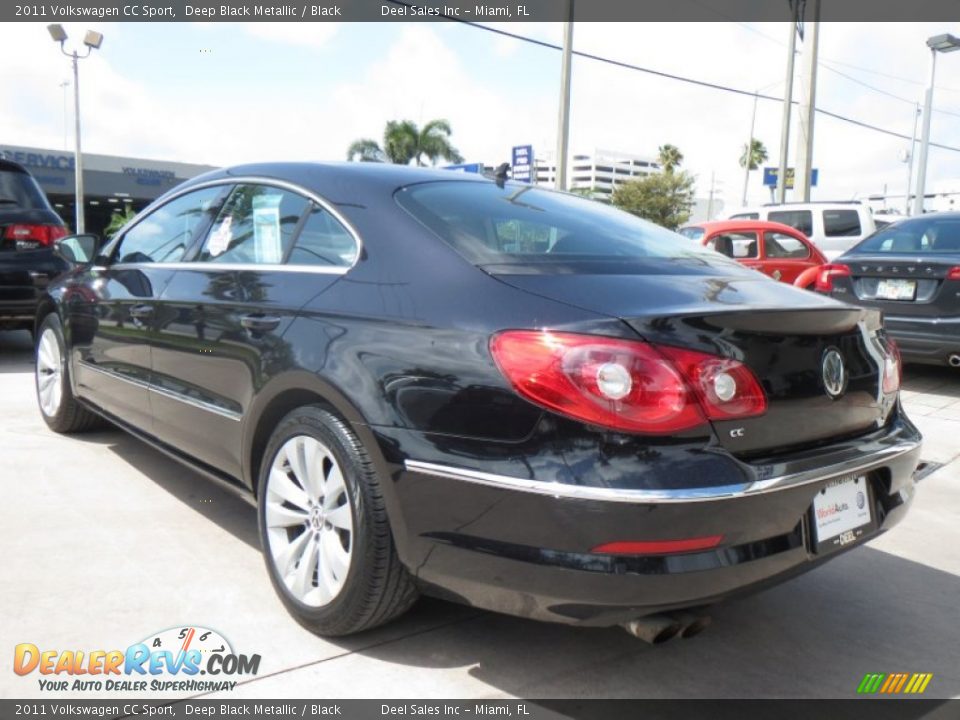 2011 Volkswagen CC Sport Deep Black Metallic / Black Photo #3