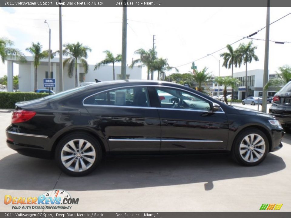 2011 Volkswagen CC Sport Deep Black Metallic / Black Photo #6
