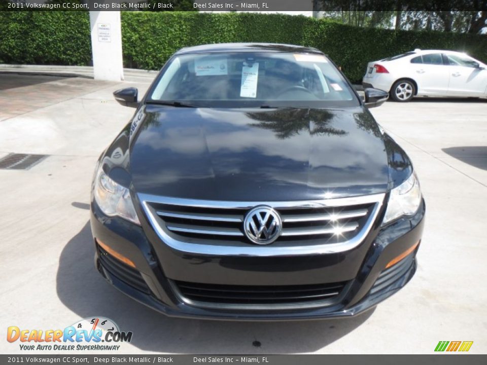 2011 Volkswagen CC Sport Deep Black Metallic / Black Photo #8