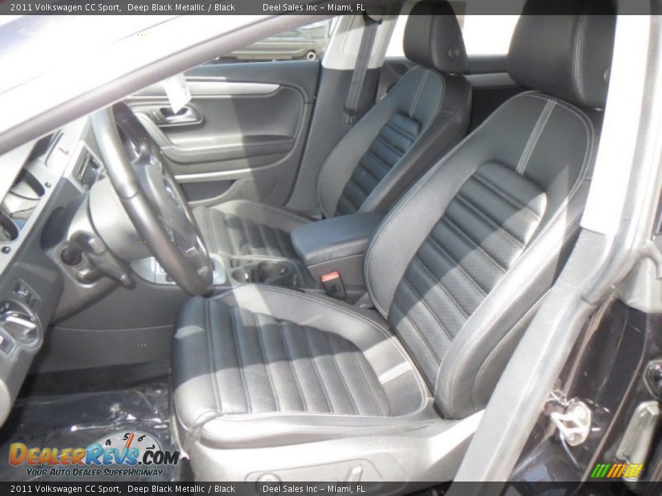 2011 Volkswagen CC Sport Deep Black Metallic / Black Photo #9