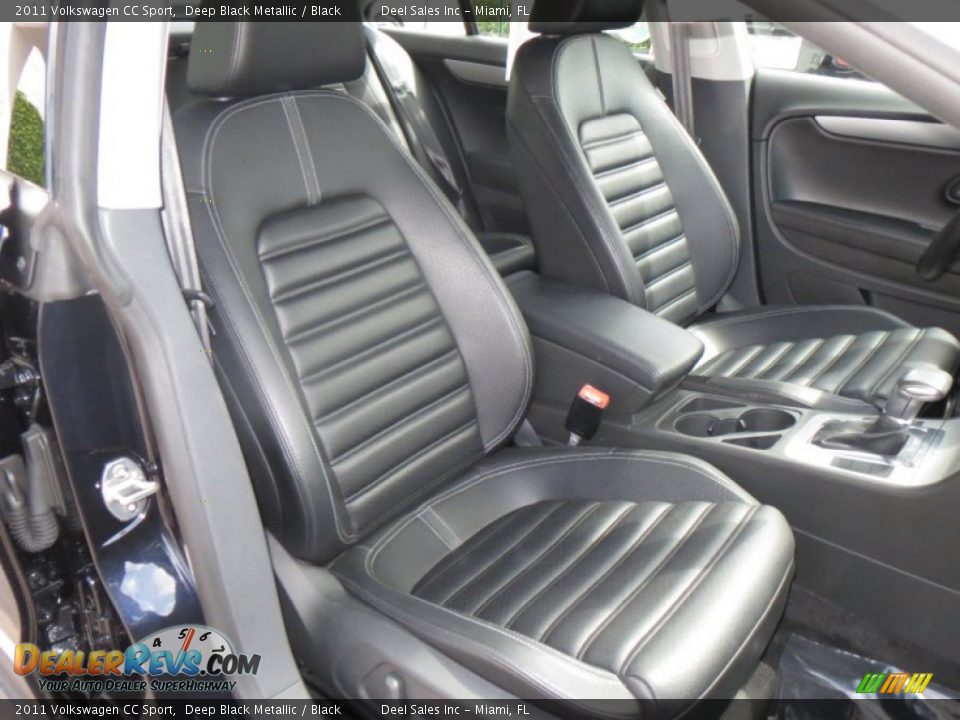 2011 Volkswagen CC Sport Deep Black Metallic / Black Photo #10