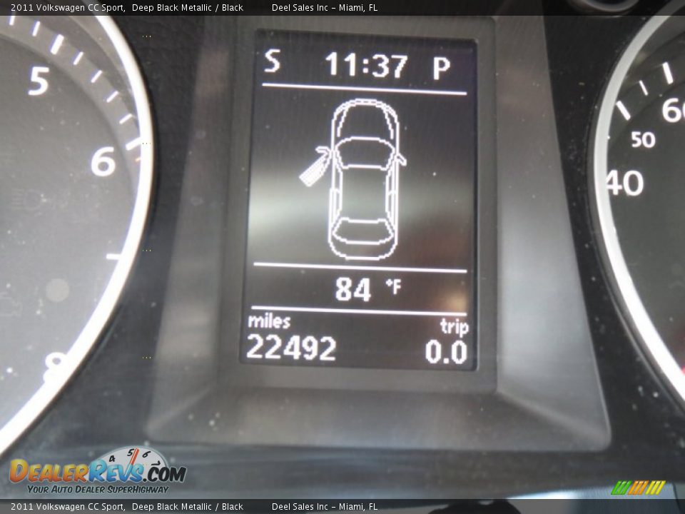 2011 Volkswagen CC Sport Deep Black Metallic / Black Photo #15