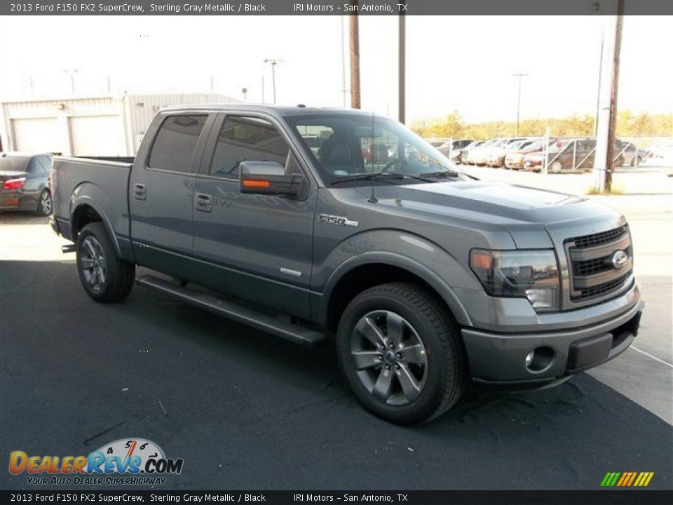 2013 Ford F150 FX2 SuperCrew Sterling Gray Metallic / Black Photo #17