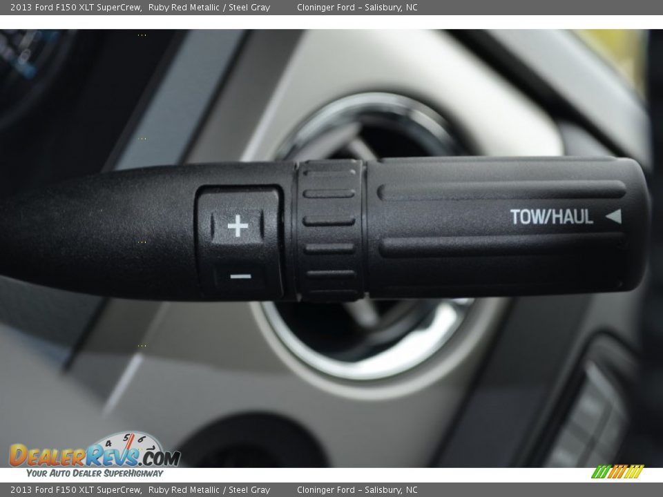 2013 Ford F150 XLT SuperCrew Ruby Red Metallic / Steel Gray Photo #32
