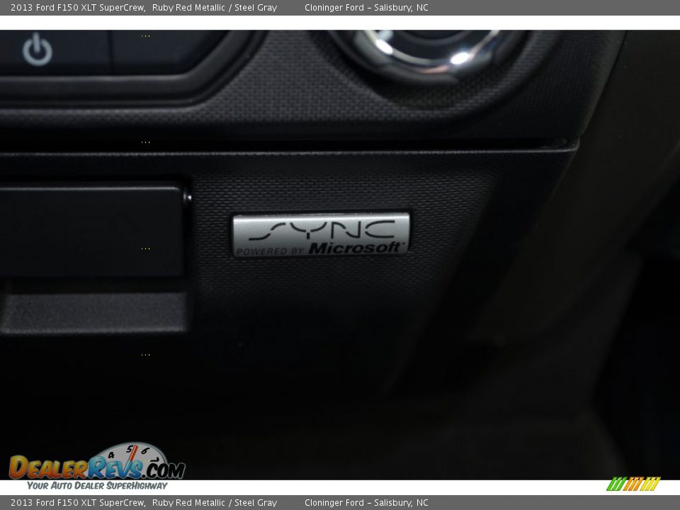 2013 Ford F150 XLT SuperCrew Ruby Red Metallic / Steel Gray Photo #35