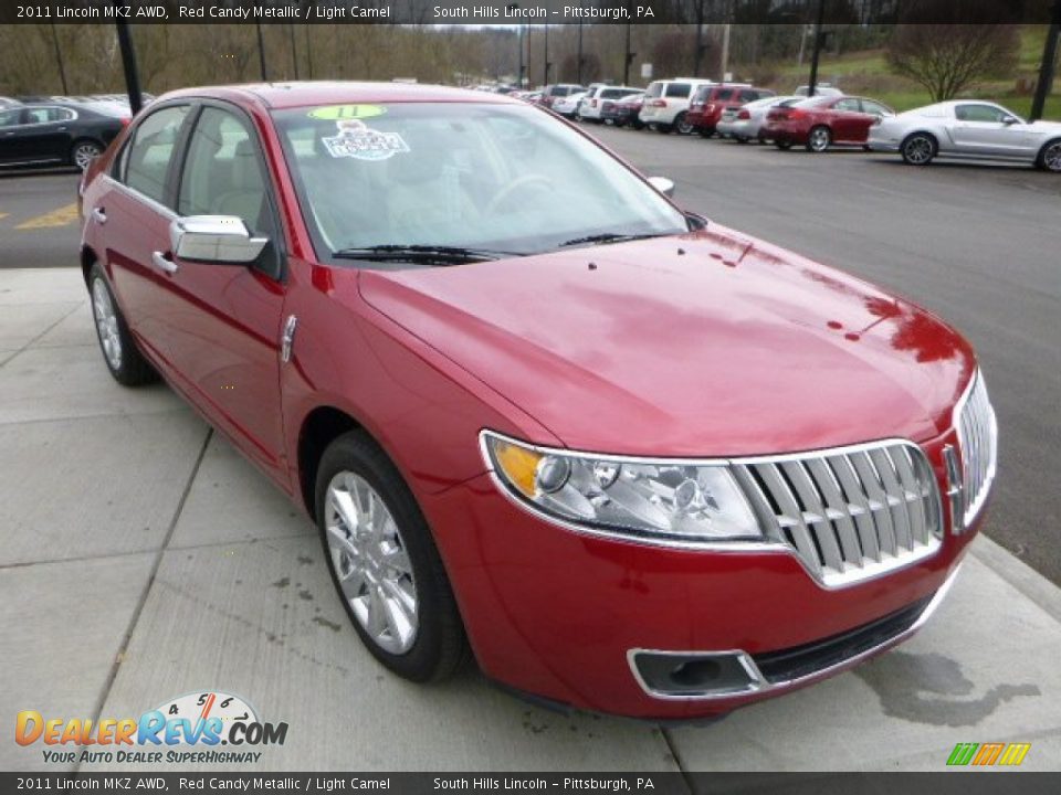 Front 3/4 View of 2011 Lincoln MKZ AWD Photo #7