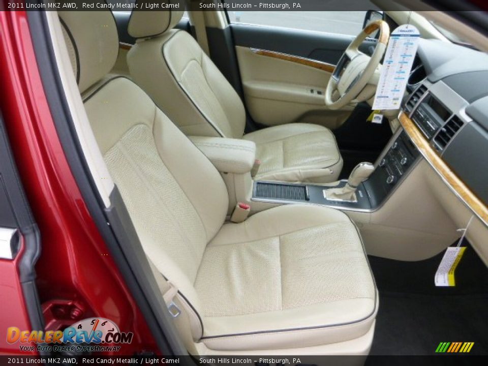 2011 Lincoln MKZ AWD Red Candy Metallic / Light Camel Photo #10