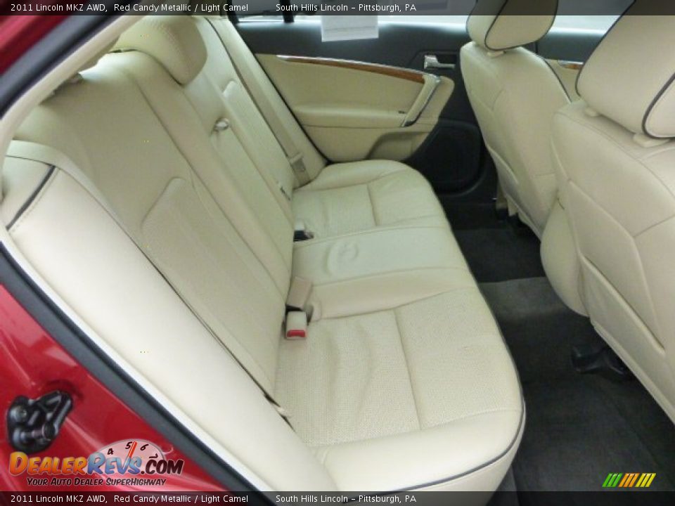 2011 Lincoln MKZ AWD Red Candy Metallic / Light Camel Photo #13