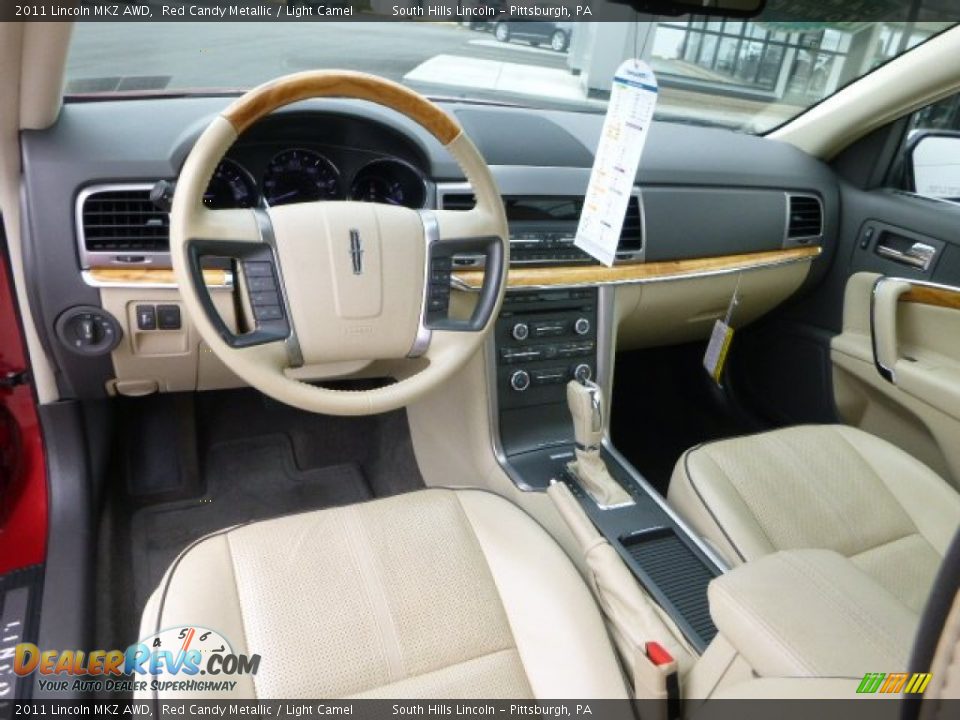 Light Camel Interior - 2011 Lincoln MKZ AWD Photo #17