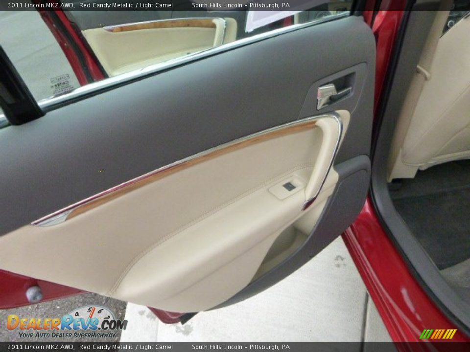 2011 Lincoln MKZ AWD Red Candy Metallic / Light Camel Photo #18