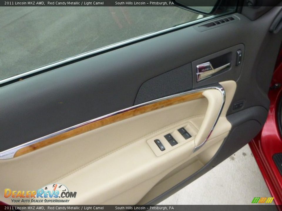 2011 Lincoln MKZ AWD Red Candy Metallic / Light Camel Photo #19