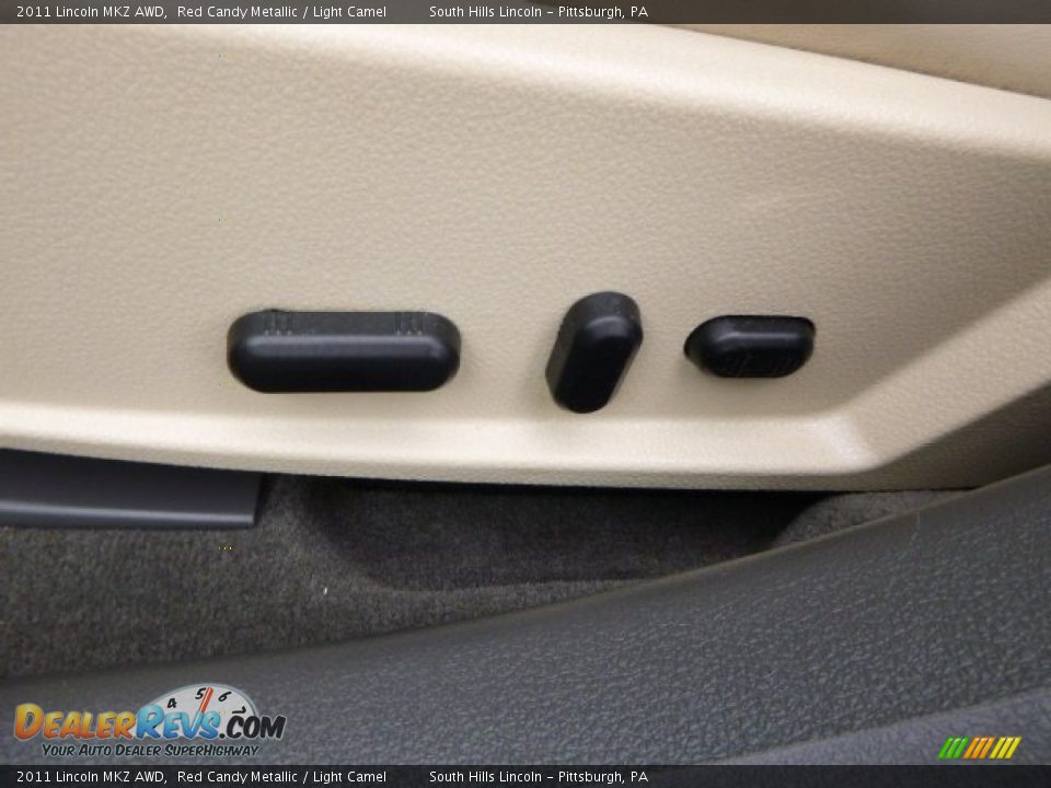 2011 Lincoln MKZ AWD Red Candy Metallic / Light Camel Photo #20