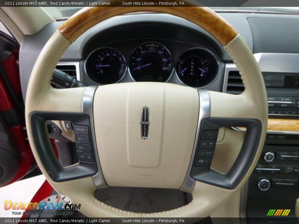 2011 Lincoln MKZ AWD Steering Wheel Photo #22