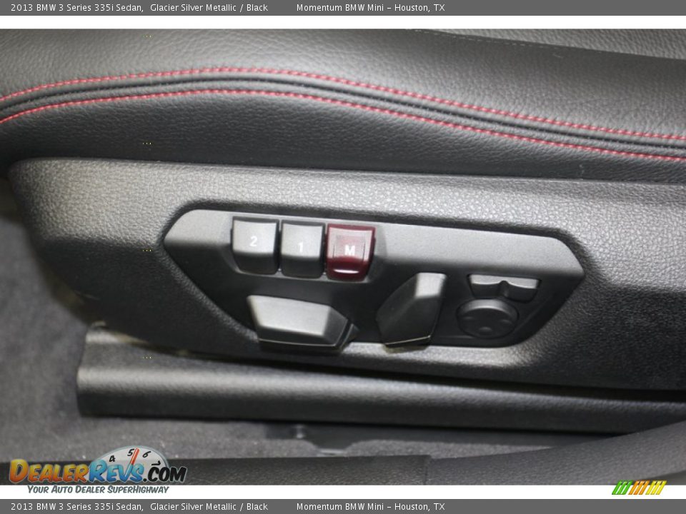 2013 BMW 3 Series 335i Sedan Glacier Silver Metallic / Black Photo #14
