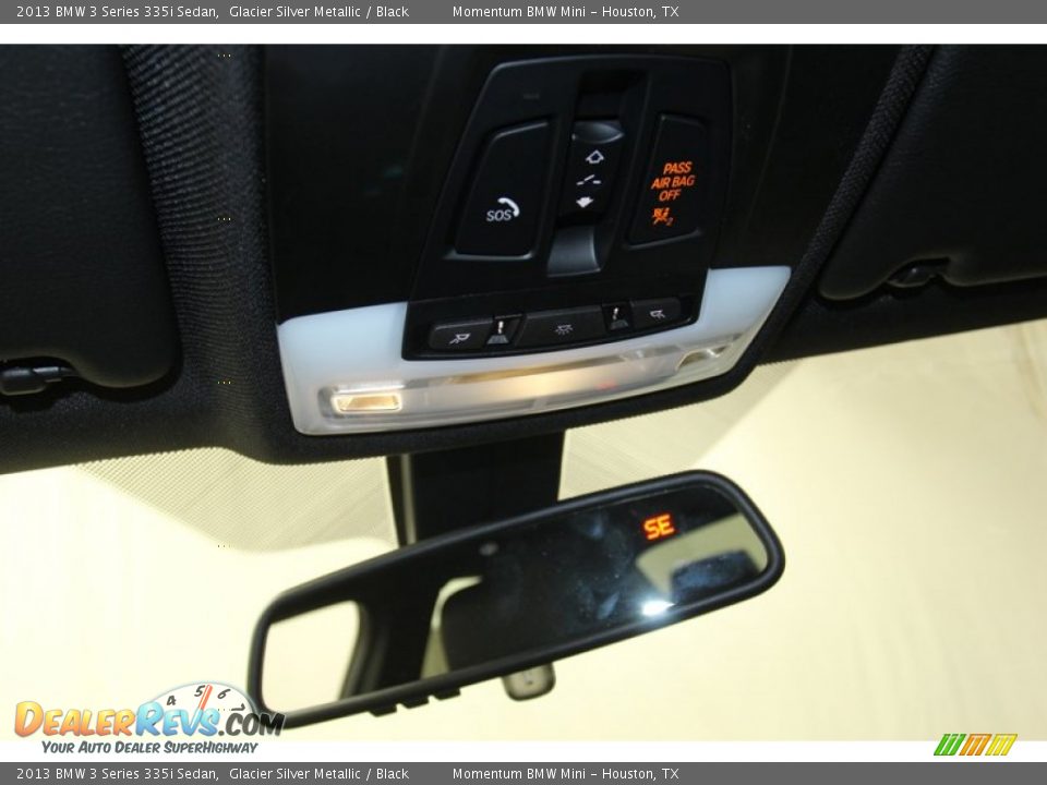 2013 BMW 3 Series 335i Sedan Glacier Silver Metallic / Black Photo #15