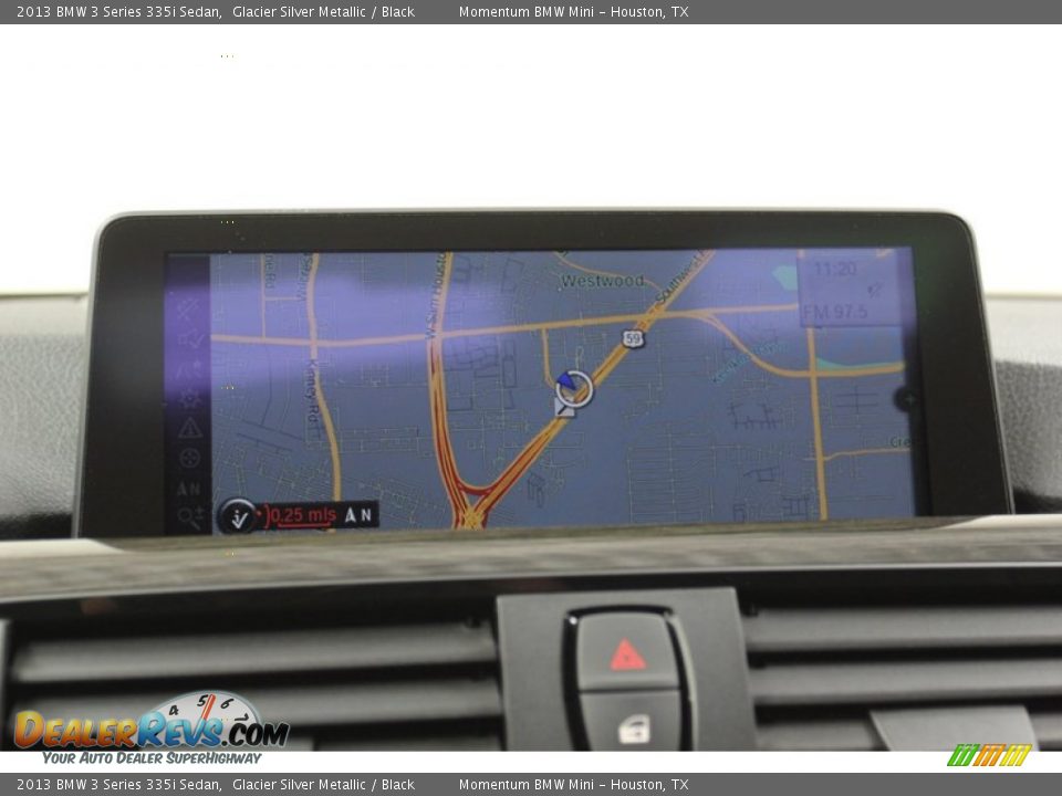 2013 BMW 3 Series 335i Sedan Glacier Silver Metallic / Black Photo #17