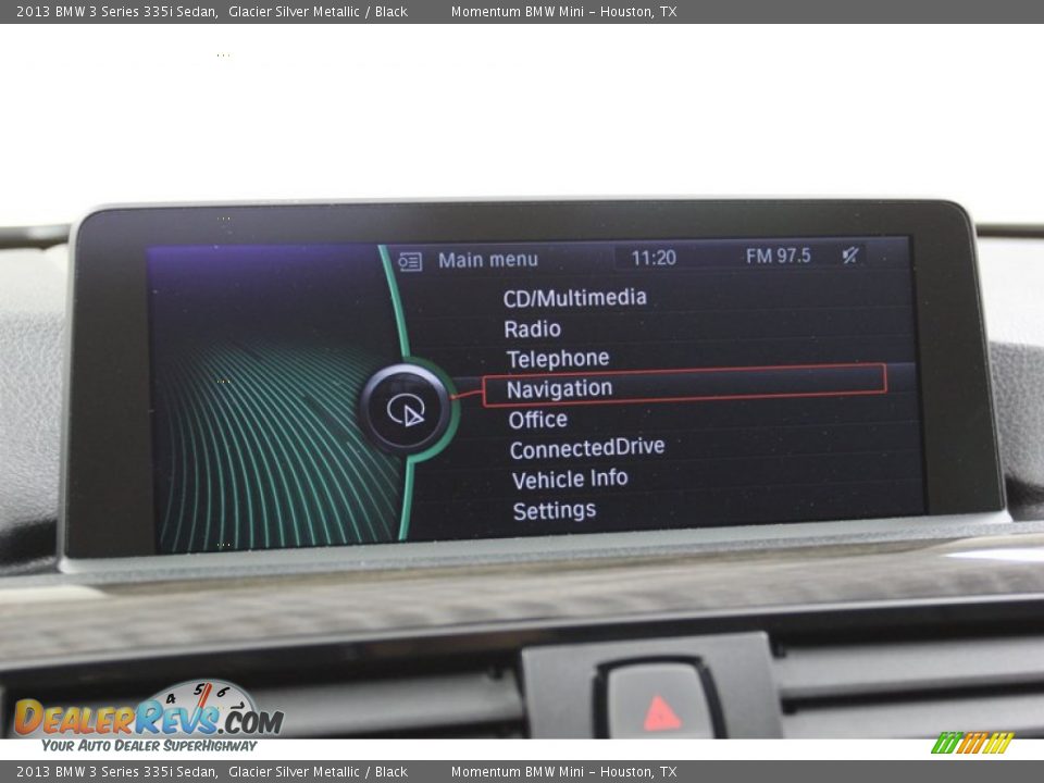 2013 BMW 3 Series 335i Sedan Glacier Silver Metallic / Black Photo #18