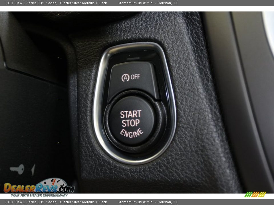 2013 BMW 3 Series 335i Sedan Glacier Silver Metallic / Black Photo #23