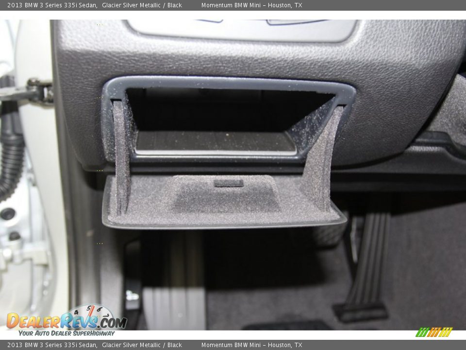 2013 BMW 3 Series 335i Sedan Glacier Silver Metallic / Black Photo #26
