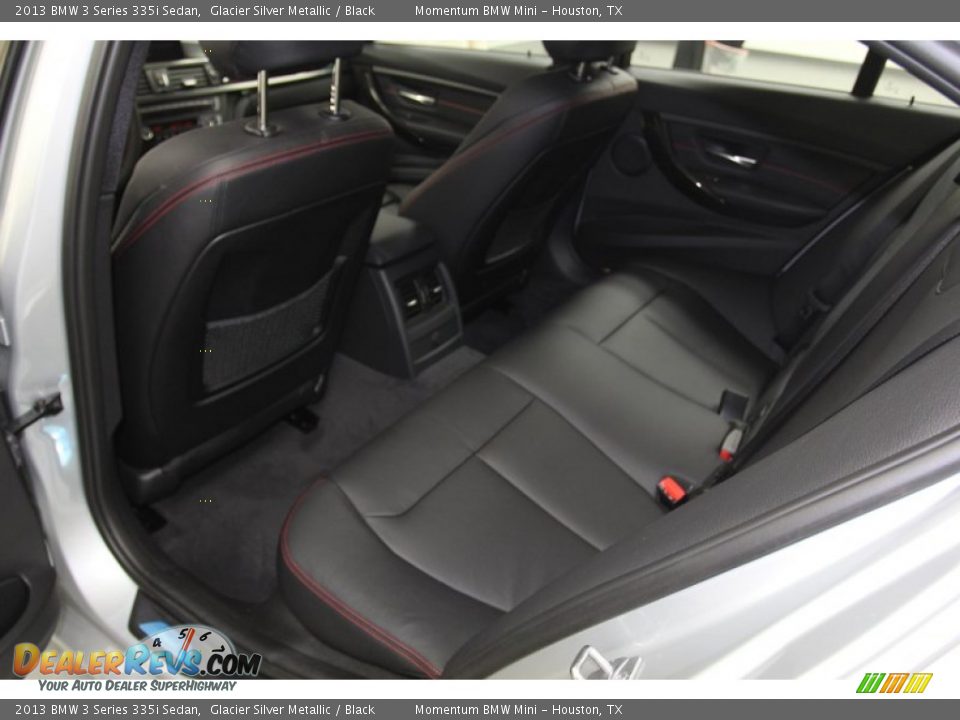 2013 BMW 3 Series 335i Sedan Glacier Silver Metallic / Black Photo #27