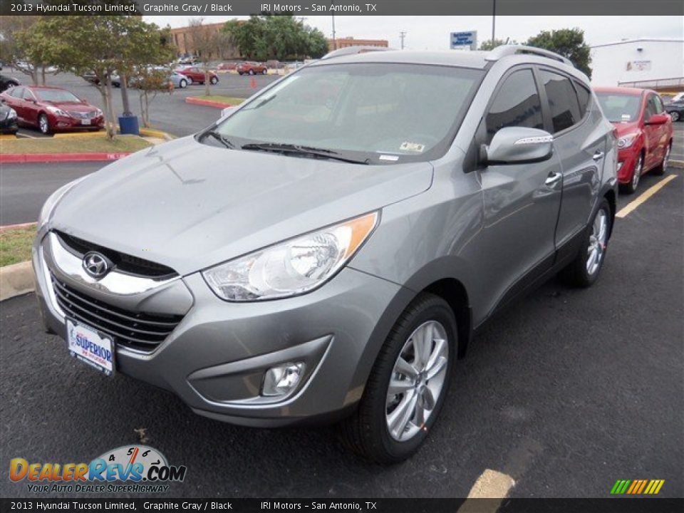 2013 Hyundai Tucson Limited Graphite Gray / Black Photo #2