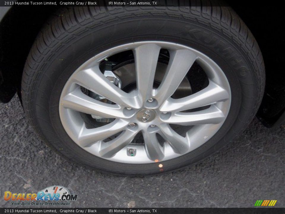 2013 Hyundai Tucson Limited Graphite Gray / Black Photo #3
