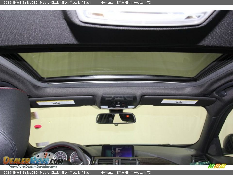 2013 BMW 3 Series 335i Sedan Glacier Silver Metallic / Black Photo #29