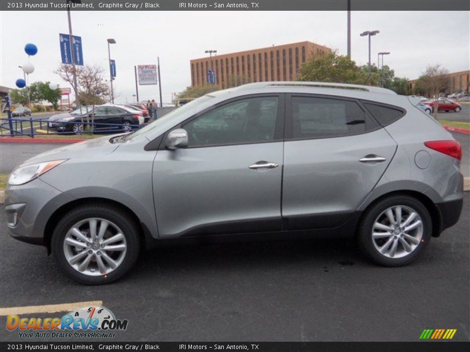 2013 Hyundai Tucson Limited Graphite Gray / Black Photo #5