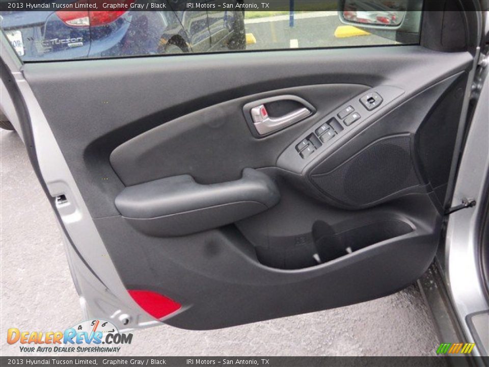 2013 Hyundai Tucson Limited Graphite Gray / Black Photo #8