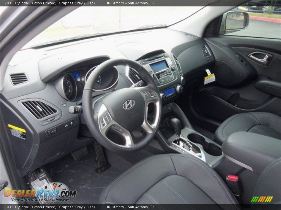 2013 Hyundai Tucson Limited Graphite Gray / Black Photo #9
