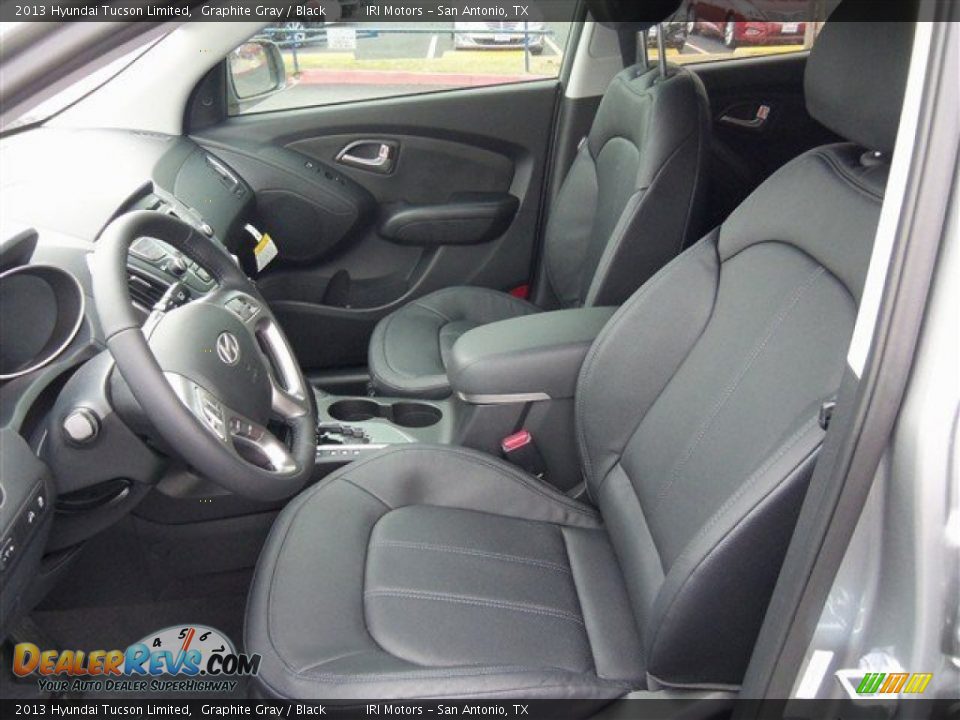 2013 Hyundai Tucson Limited Graphite Gray / Black Photo #10